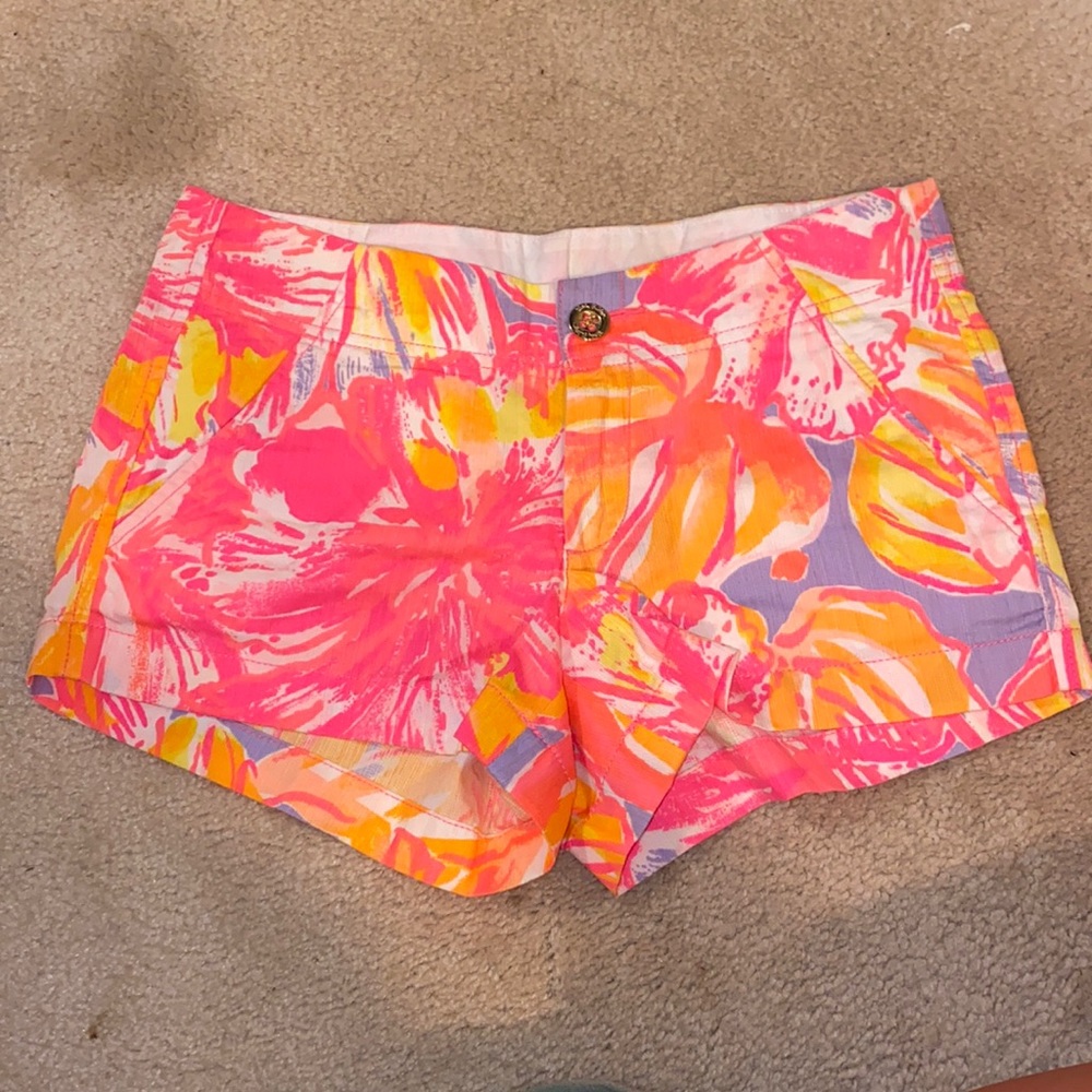 Lilly Pulitzer Kerrie Short 3” Inseam Size 00 NWOT Sun Splash - Picture 1 of 4